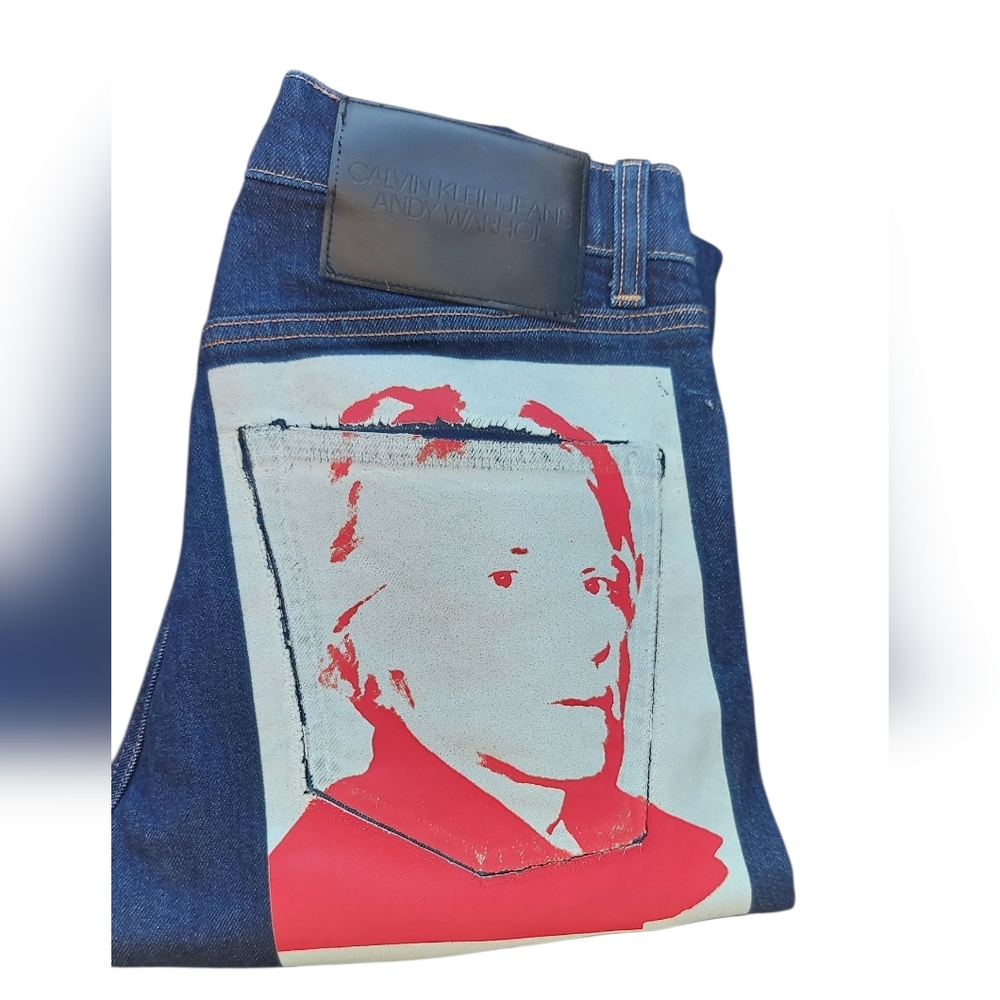 Calvin Klein | Raf Simons | Andy Warhol | Limited Edition | Graphic Slim Jeans - Picture 3 of 16